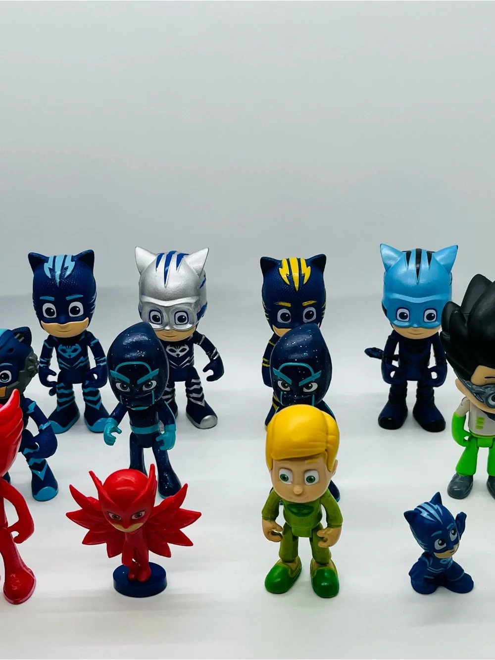 Hasbro Just Play PJ Masks Catboy Owlette Romeo Lot of 19 Action Figures Toys